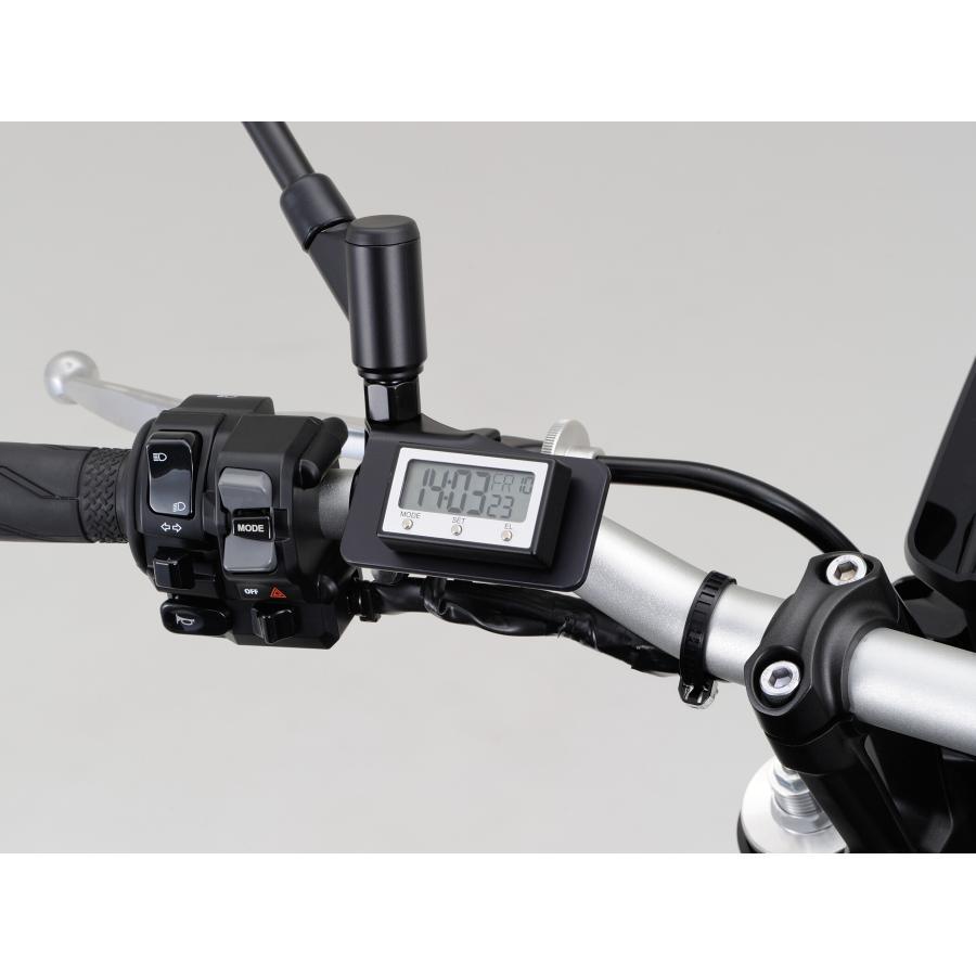 Daytona (デイトナ) デジタルメーター トリツケステー Lガワ ブラック M10 37059 | DAYTONA（バイク用品） | 04
