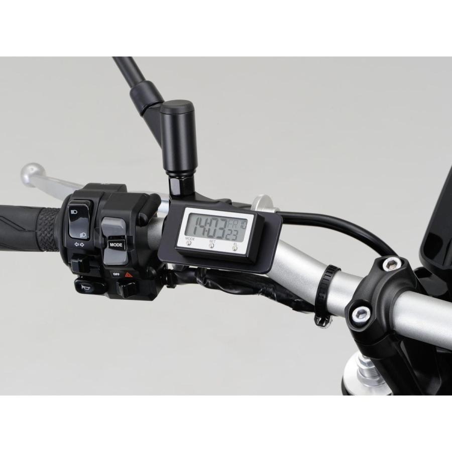 Daytona (デイトナ) デジタルメーター トリツケステー Lガワ ブラック M10 37059 | DAYTONA（バイク用品） | 04