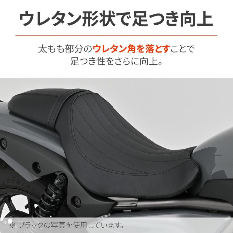 Daytona (デイトナ) カスタムシート G/F ロール グレー ELIMINATOR/SE(24-26) [8BL-EL400] 63995 | DAYTONA（バイク用品） | 04