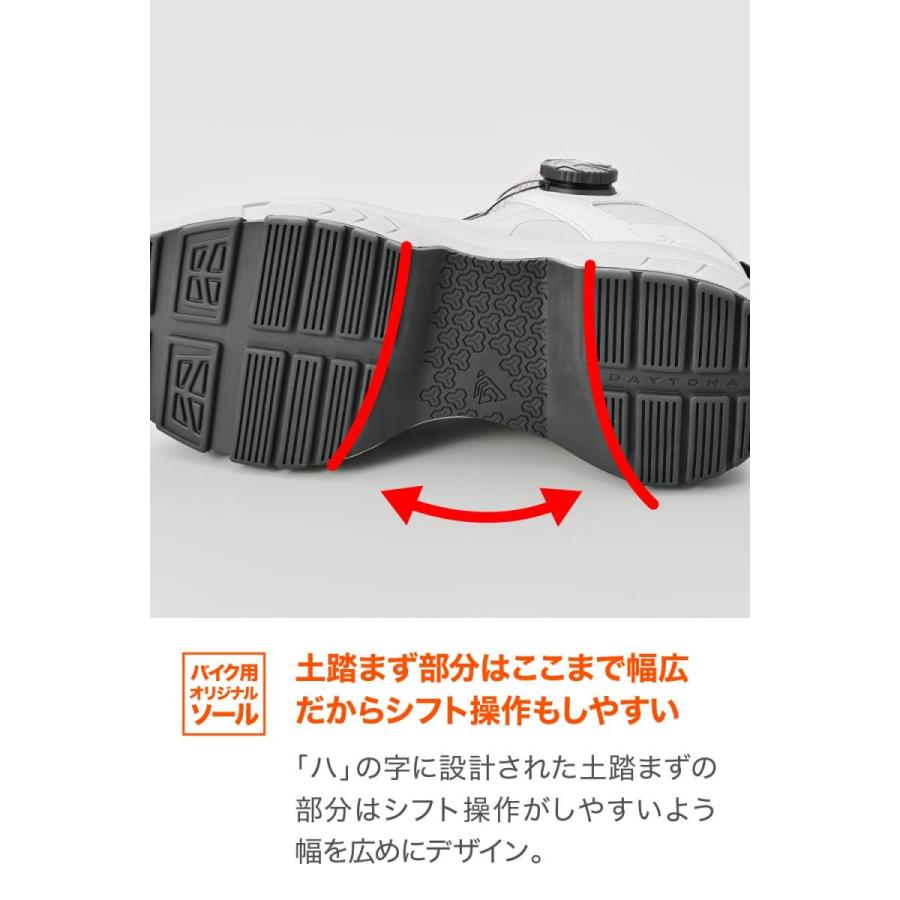 DAYTONA(デイトナ) DS-505 T-WPシューズ GY23.0  66590 | DAYTONA（バイク用品） | 07
