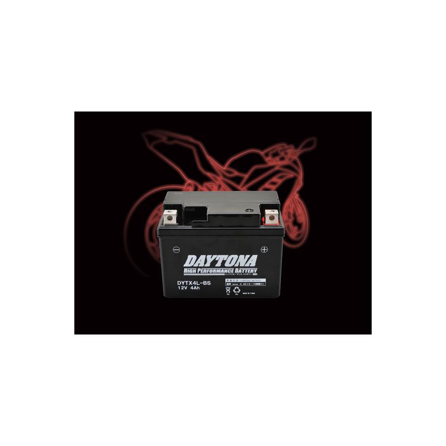 Daytona (デイトナ) ハイパフォーマンスバッテリー DYTX4L-BS/液入充電済み 92874 | DAYTONA（バイク用品）