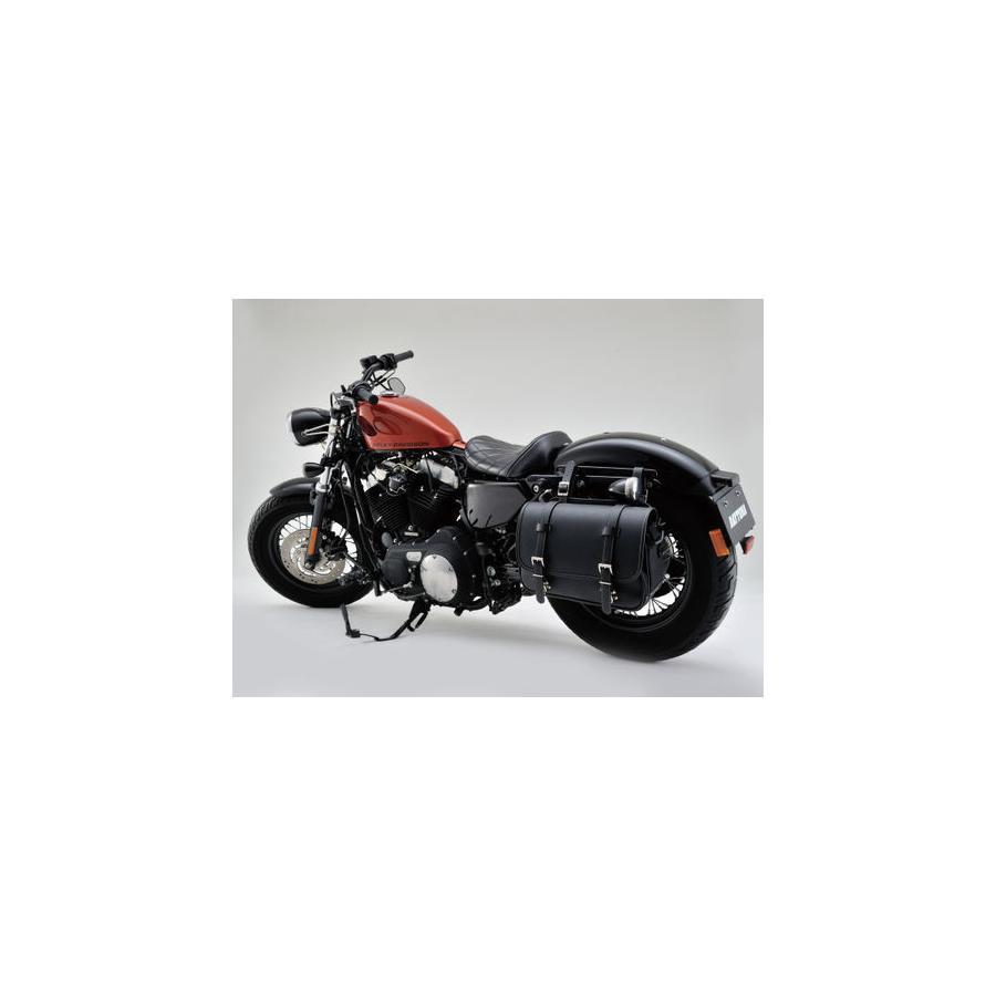 Daytona (デイトナ) HBアメリカンサドルバッグ/9L マフラー側対応 96906 | DAYTONA（バイク用品） | 01