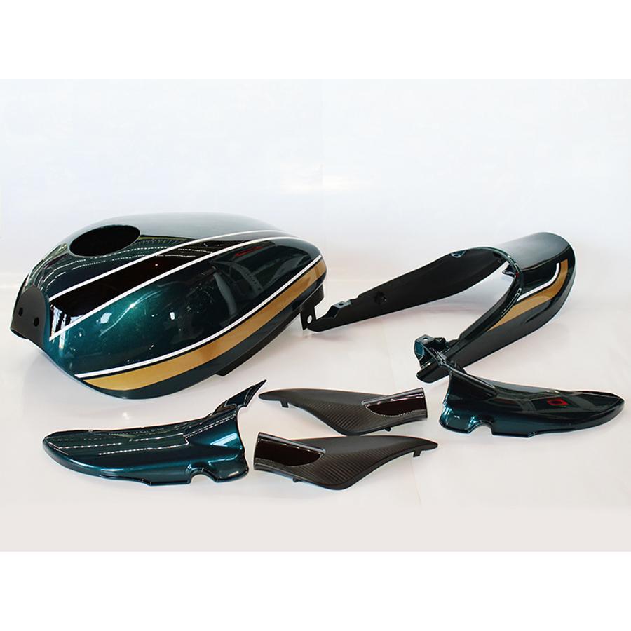 [特価品]ドレミコレクション Z1 STYLE外装カバーセット Z900RS 青玉虫 35015 | DOREMI COLLECTION