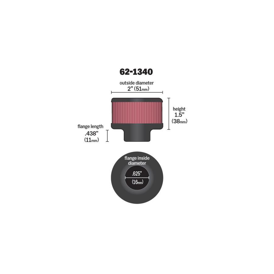 K&N (ケーアンドエヌ) ブリーザー/クローム Φ16(51X38) メス CL400/エストレア 62-1340 |  | 05