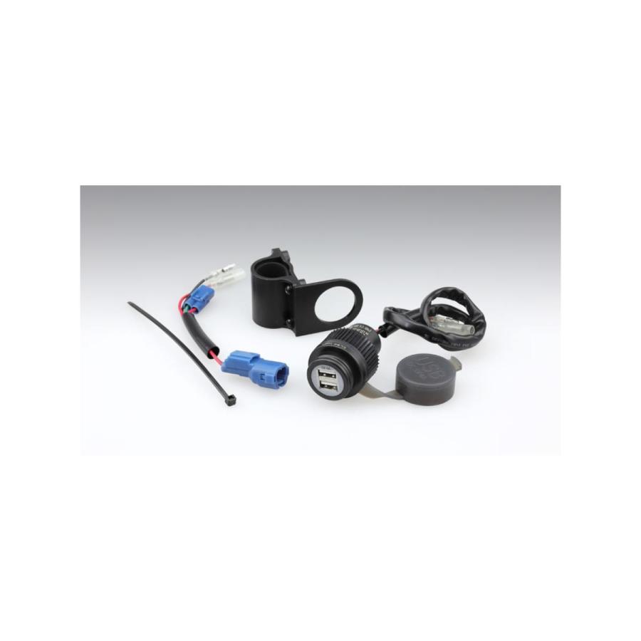 KIJIMA (キジマ) USBポート ツイン トータルDC5V/4A CT125 JA55/65 304-6302 | KIJIMA