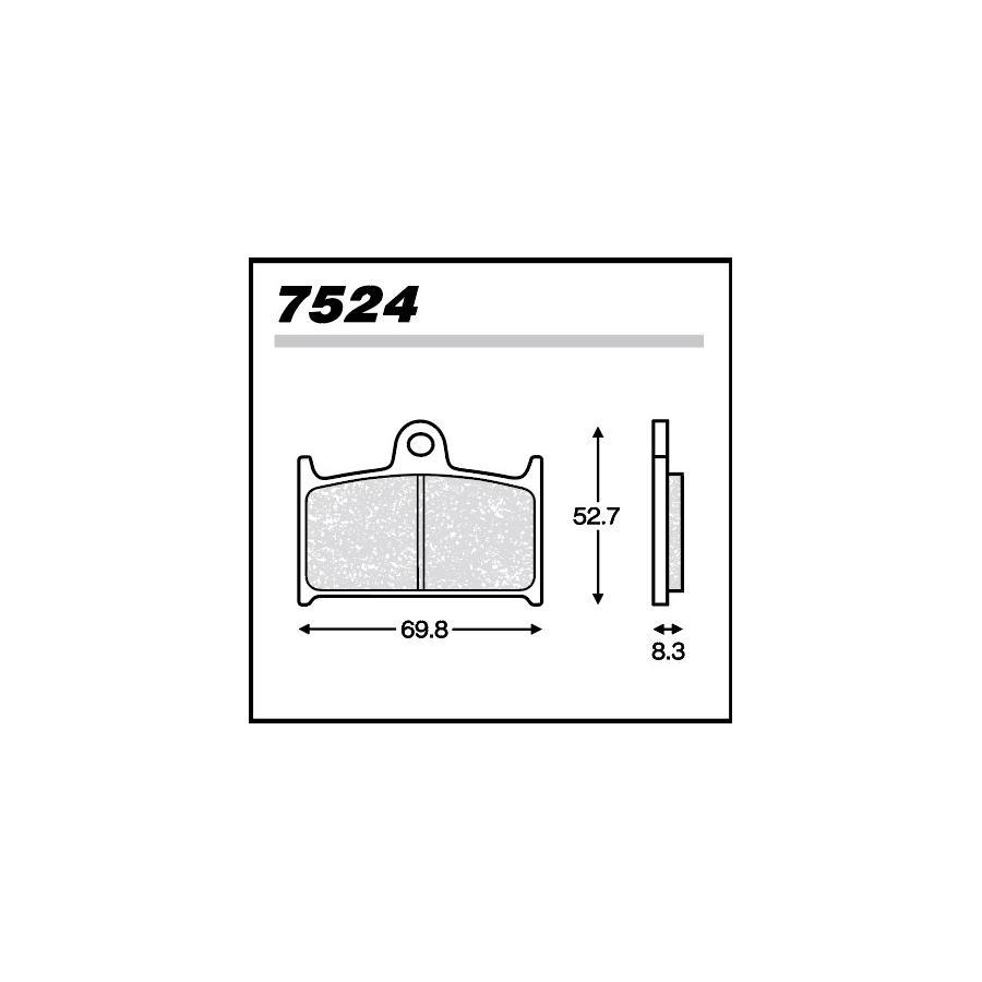 メタリカ ブレーキパッド GSF1200・RF900・TZ125/250 7524 | Metallico | 02