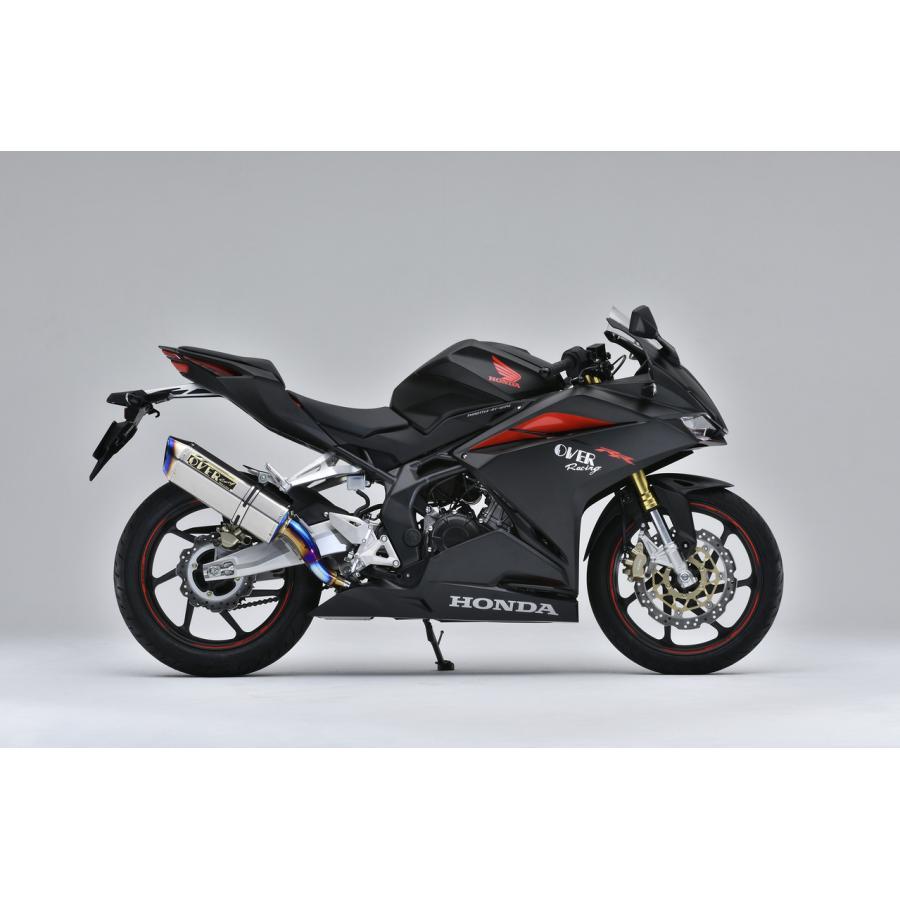 OVER RACING (オーバーレーシング) TT-Formula RS フルチタン スリップオンマフラー CBR250RR 17-02-11 | OVER RACING