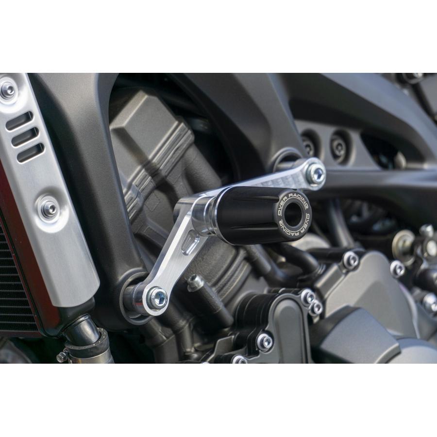 OVER RACING (オーバーレーシング) エンジンスライダー シルバー MT-09 /XSR900 59-451-01 | OVER RACING