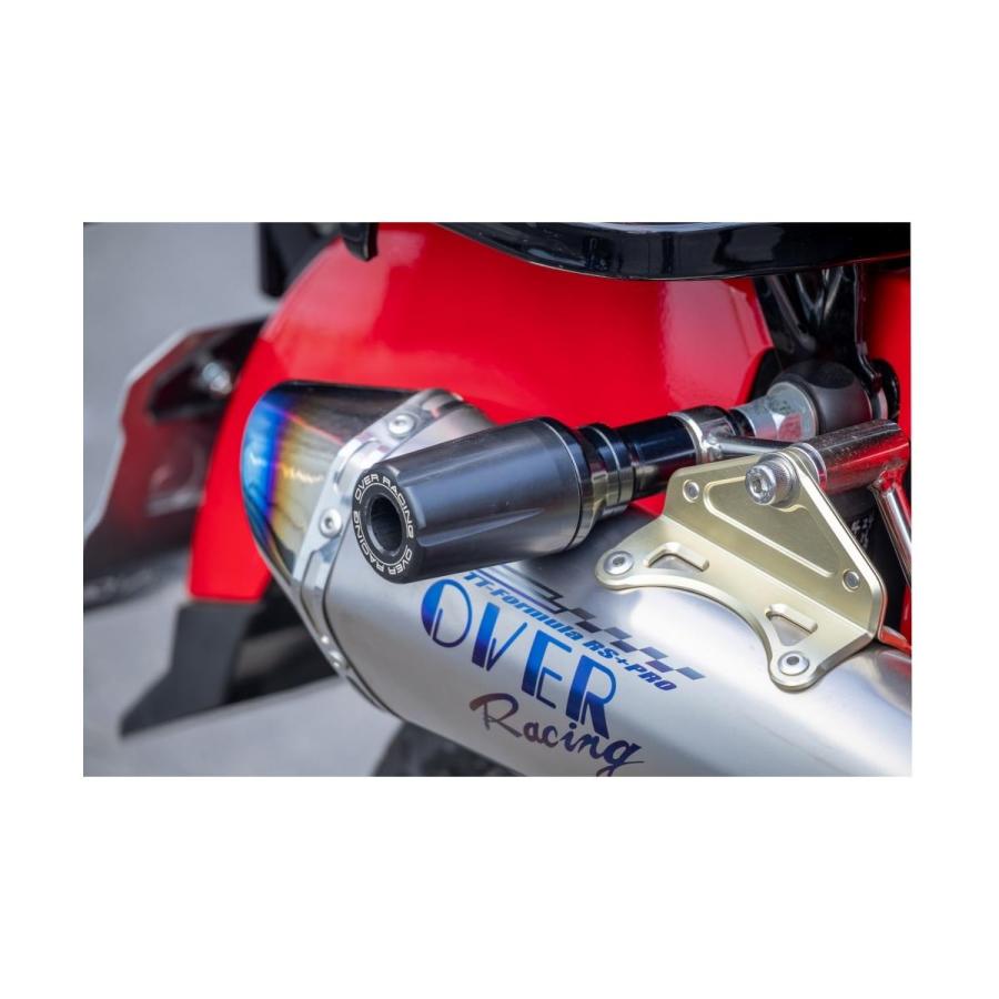 OVER RACING (オーバーレーシング) マフラースライダー ブラック 汎用 M8 P1.25 59-99-01B | OVER RACING