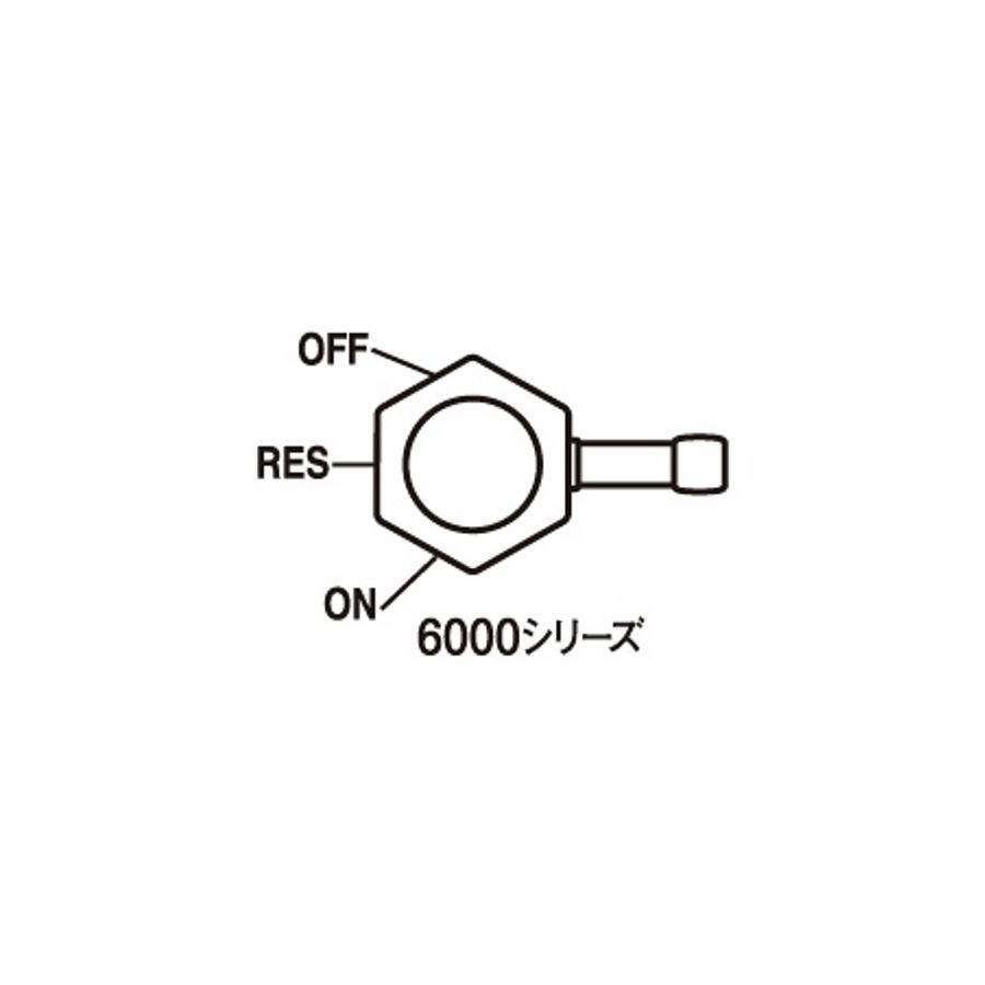 ピンゲル シングルアウト 1/4NPT リザーブ付き 6000シリーズ 39-6111 |  | 02