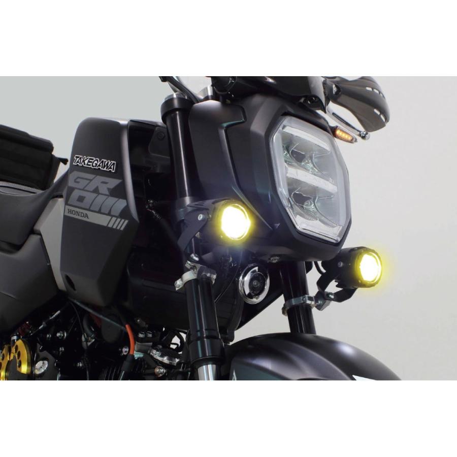 SP武川 (SPタケガワ) LEDフォグランプキット(カットライン/10W/2色)(2個入) GROM・MSX125/SF・モンキー125・ダックス125 05-08-0686 | スペシャルパーツ武川 | 03