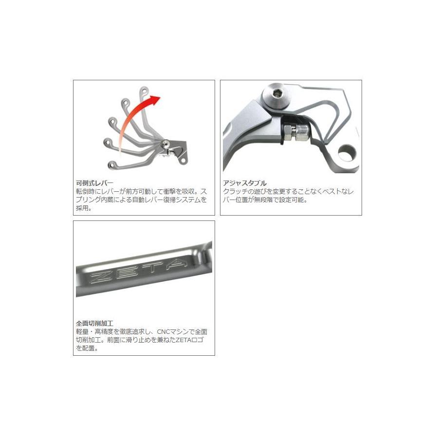 ZETA (ジータ) PIVOTレバーCP ブレーキ 4Fi CRF250L/XTZ125/D-TRACKER125/KLX250/VERSYS-X250 F4920 | ZETA | 02