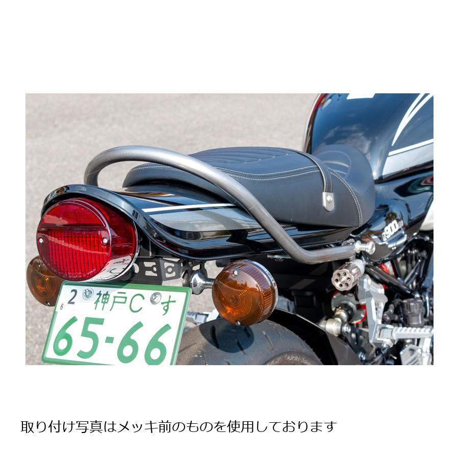 PMC (ピーエムシー) タンデムグラブバー クロームメッキ ARCHIロングテールカウル専用 Z900RS/CAFE 189-5361 | PMC | 01