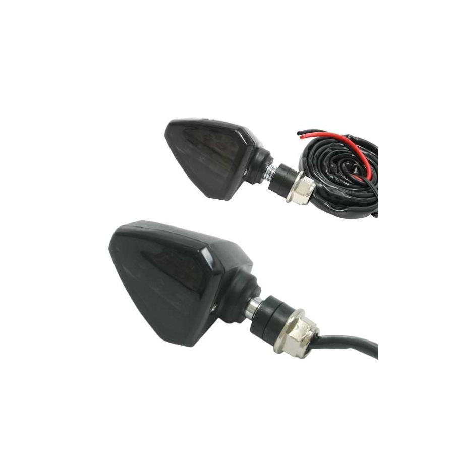 モトレッド 601 LEDフラッシャー/スモーク 2個入 F5902 | 