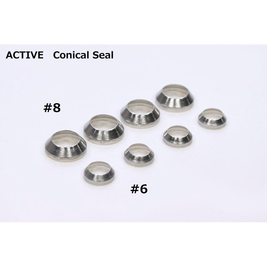 ACTIVE (アクティブ) #6 コニカルシール(4個入り)  AC40106 | ACTIVE