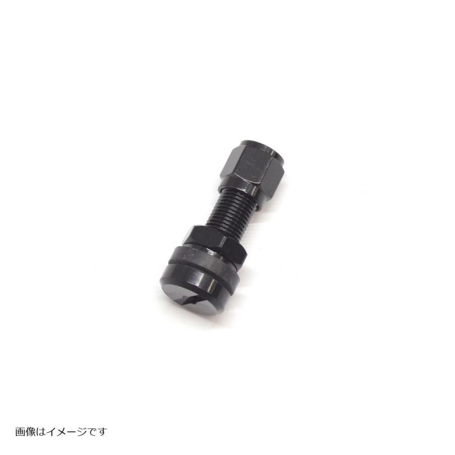 GALE SPEED (ゲイルスピード) エアバルブ ストレート30mm アルミ キャップ付 ブラック Φ11.5対応 28200055 | GALE SPEED