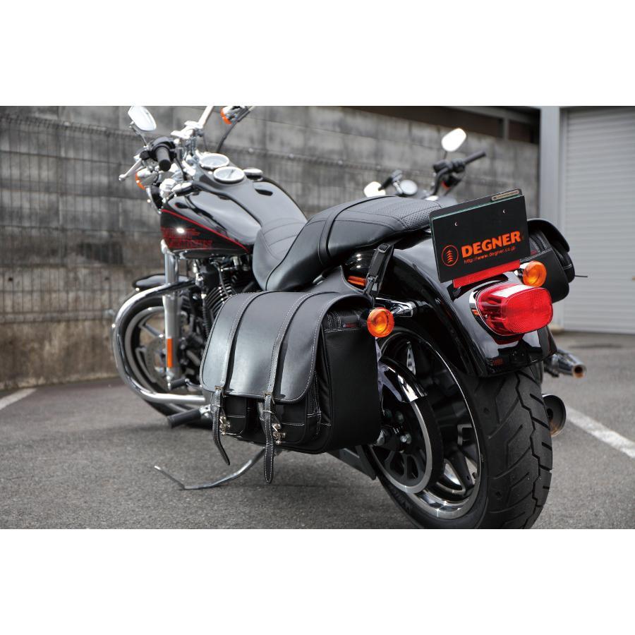 デグナー ナイロンダブルサドルバッグ 右出マフラー対応 NB-43B |  | 01