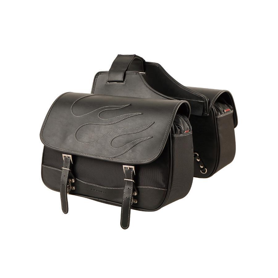 デグナー ナイロンダブルサドルバッグ ブラック NB-4FB | 