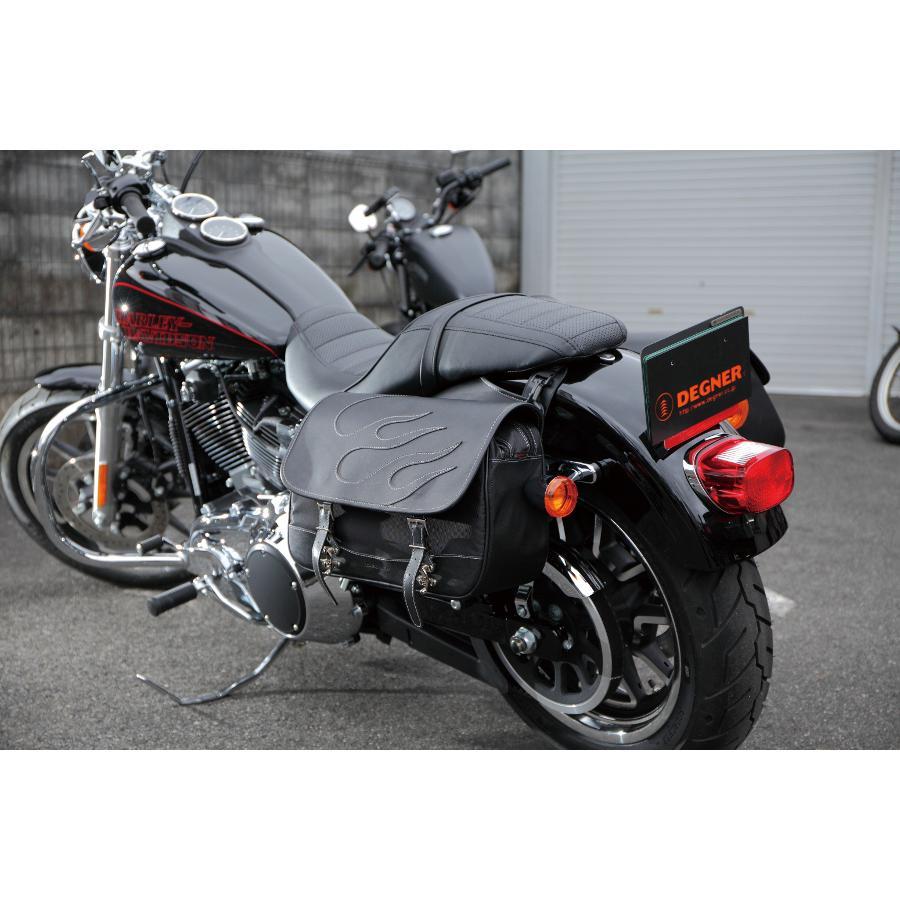 デグナー ナイロンダブルサドルバッグ ブラック NB-4FB |  | 01