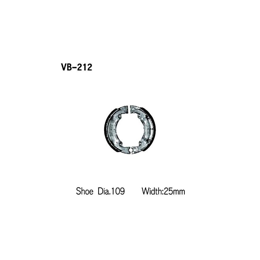 ベスラ ブレーキシュー ホンダ ヤマハ VB-212 | ヘプコ＆ベッカー | 01