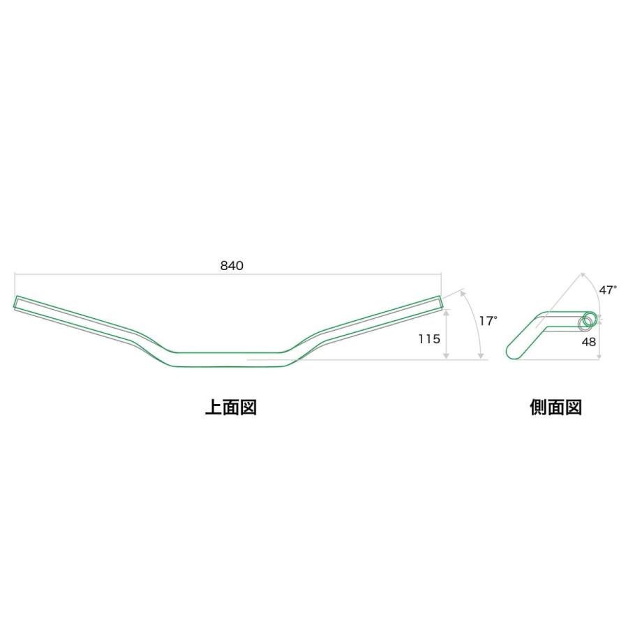 EFFEX EZ-FIT(エフェックスEZ-FIT(アルミ スチール)) イージーフィットバー ゴールド KLX230 EBTF796G | EFFEX | 05