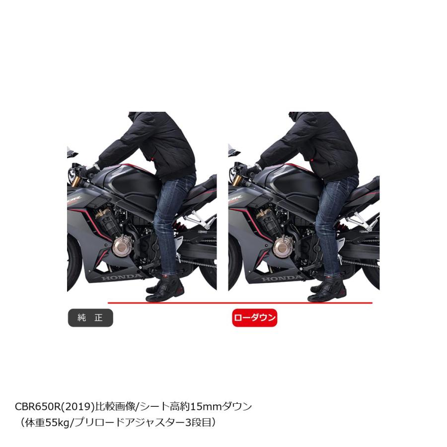 EFFEX (エフェックス) ローダウンキット 約15mm(10〜20mm)ダウン CB650R/CBR650R/E-Clutch PHA0045D | EFFEX | 04