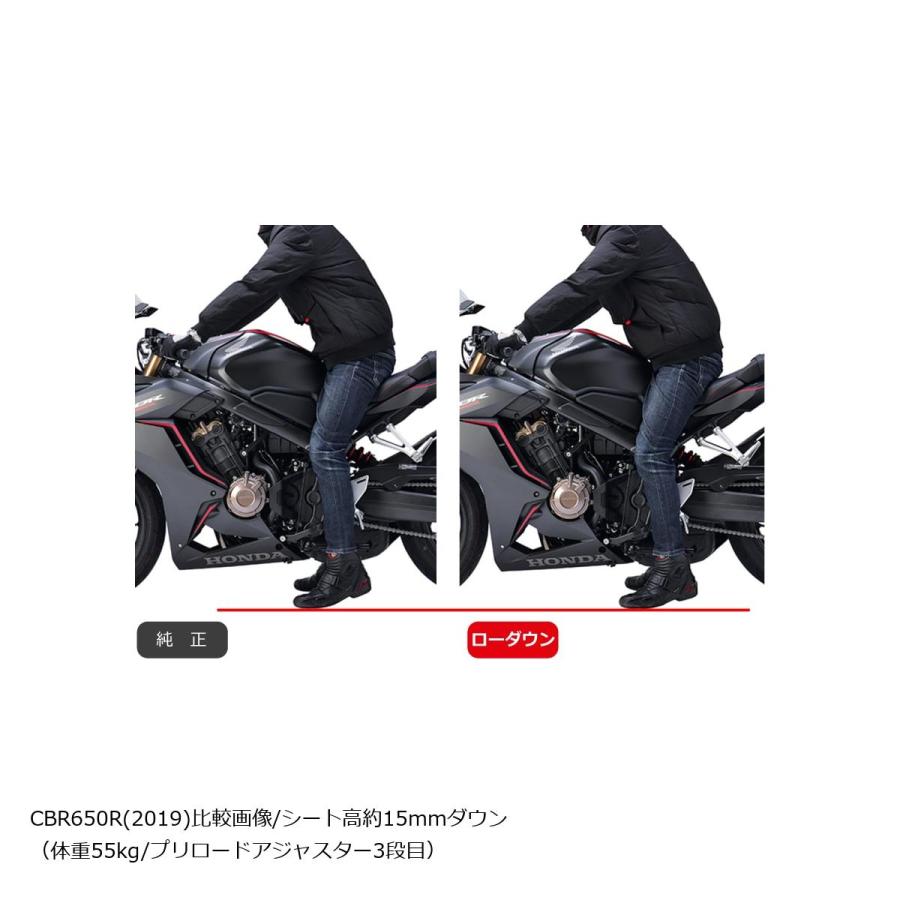 EFFEX (エフェックス) ローダウンキット 約15mm(10〜20mm)ダウン CB650R/CBR650R/E-Clutch PHA0045D | EFFEX | 04
