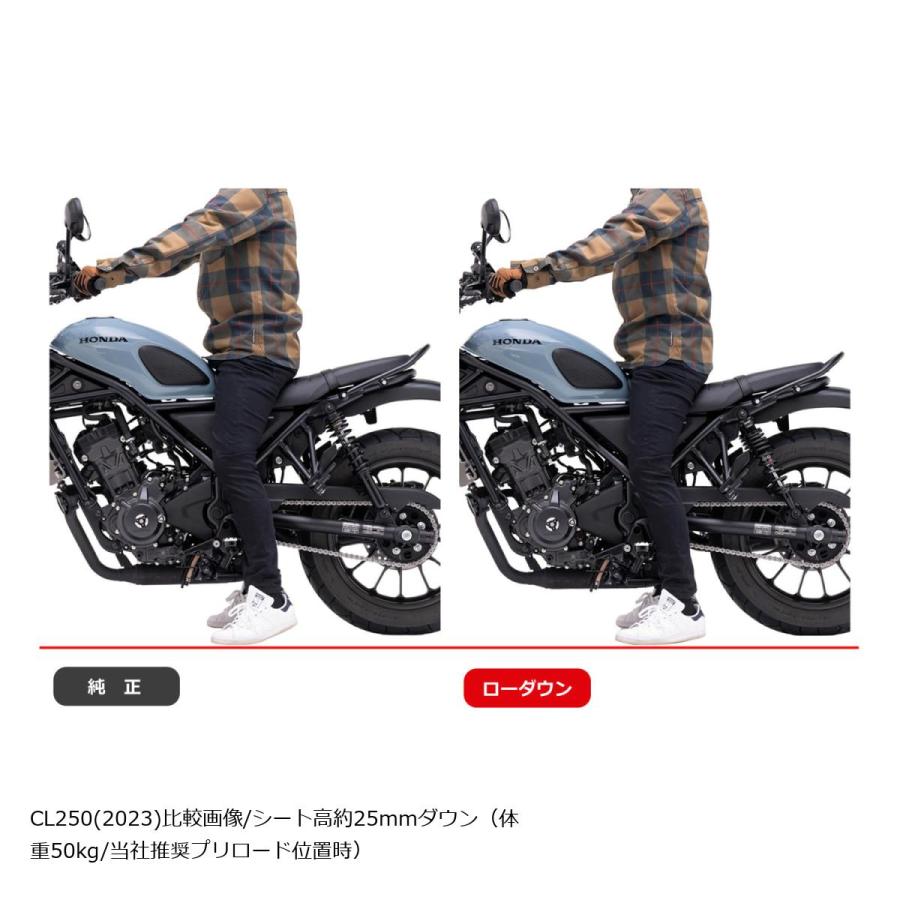 EFFEX (エフェックス) ローダウンキット 約25mmダウン ブラック/ブラック CL250 23 PHA0055D-KK | EFFEX | 02