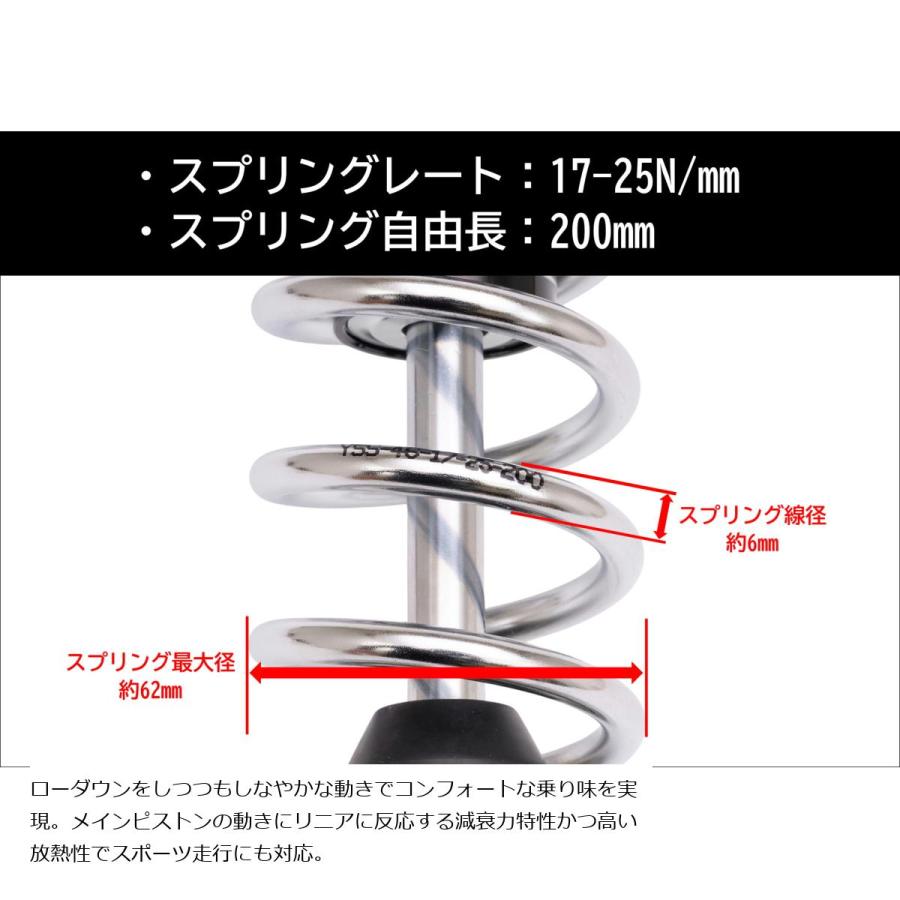 EFFEX (エフェックス) EFFEXxYSS ローダウンコンプキット 約30mmダウン シルバー/クロームメッキ GB350 GB350S GB350C 24 PHA0057D-SC-SET | EFFEX | 05