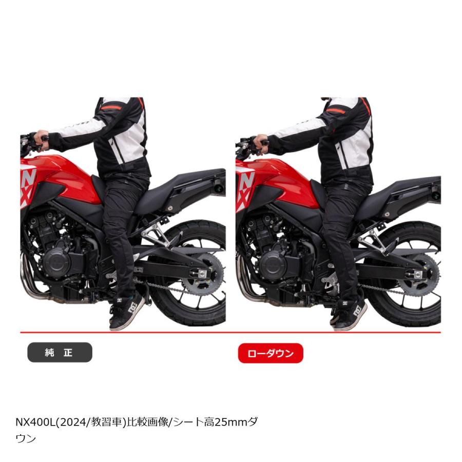 EFFEX (エフェックス) ローダウン ローダウンCOMPキット 25mmダウン NX400L (教習車) PHA0058D-SET | EFFEX | 02