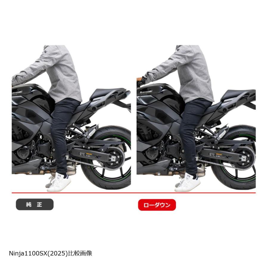 エフェックス ローダウンキット 20mmダウン Ninja1100SX 25/Ninja1000SX 20-24/Ninja1000 17-19 PH | EFFEX | 02