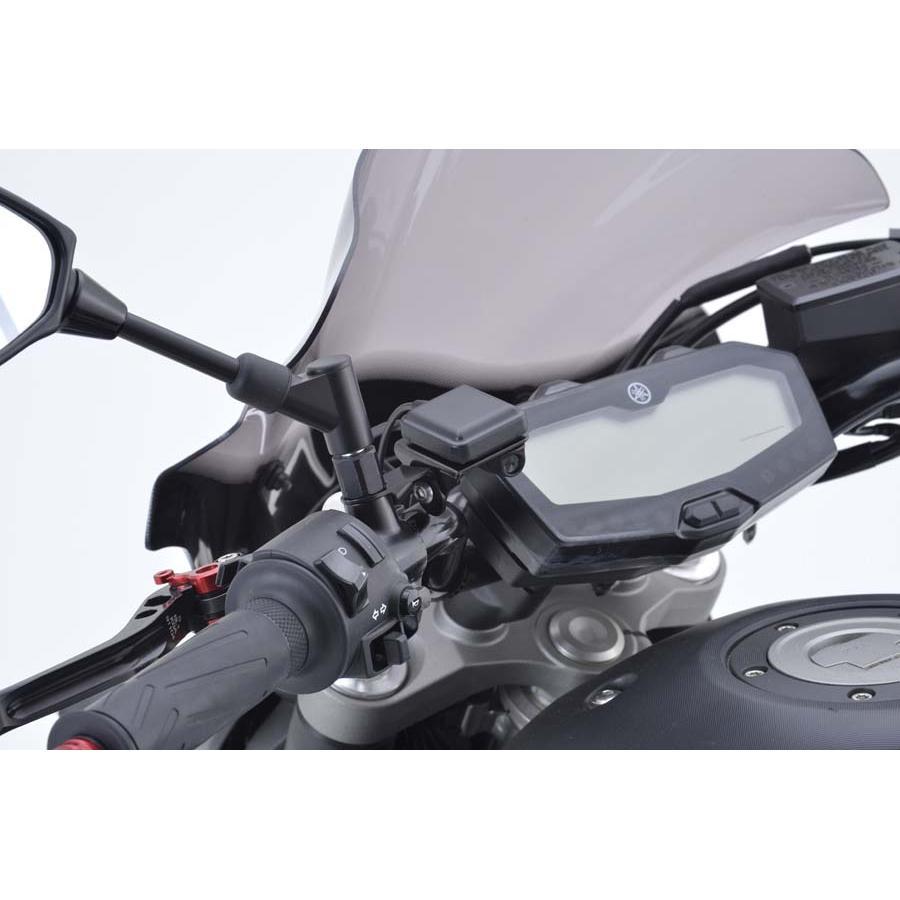 Plot (プロト) ETCアンテナステーCタイプ2.0対応 M10サイズミラー共締め/M10ボルト固定タイプ 角度調整 高さ調整 ETC203 |  | 02