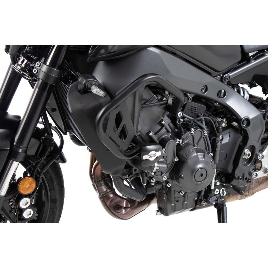 ヘプコ&ベッカー エンジンガード ブラック クラッシュパッド付 TRACER9/GT/+ MT-09/SP 5014572 00 01 | ヘプコ＆ベッカー | 04