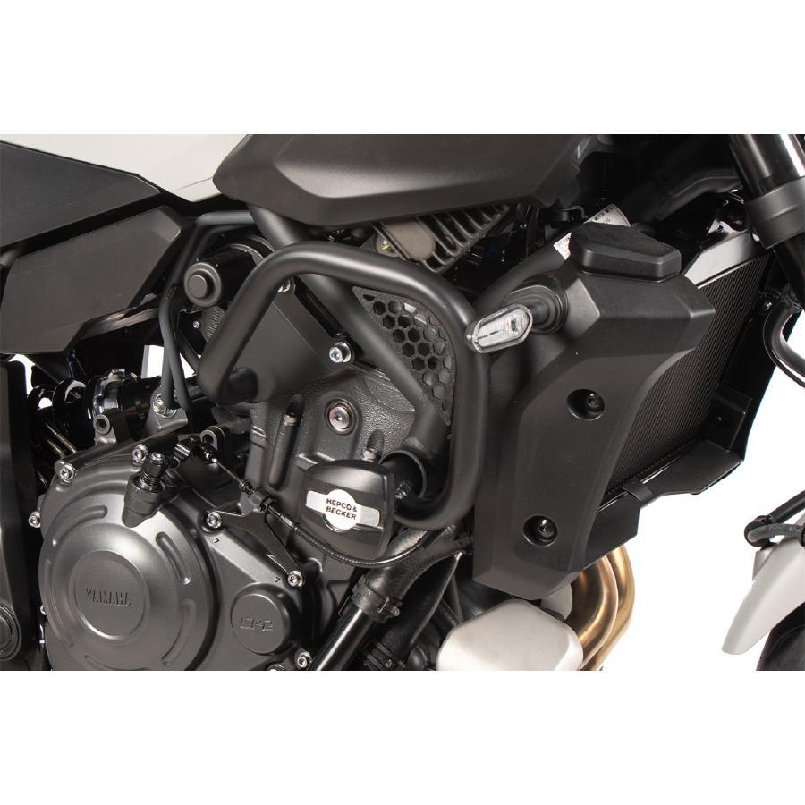 ヘプコ&ベッカー エンジンガード ブラック クラッシュパッド付 MT-07/Y-AMT 5014581 00 01 | ヘプコ＆ベッカー | 01