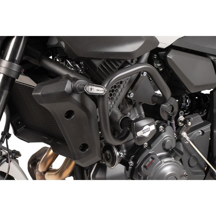 ヘプコ&ベッカー エンジンガード ブラック クラッシュパッド付 MT-07/Y-AMT 5014581 00 01 | ヘプコ＆ベッカー | 03