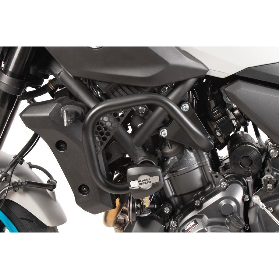 ヘプコ&ベッカー エンジンガード ブラック クラッシュパッド付 MT-07/Y-AMT 5014581 00 01 | ヘプコ＆ベッカー | 04