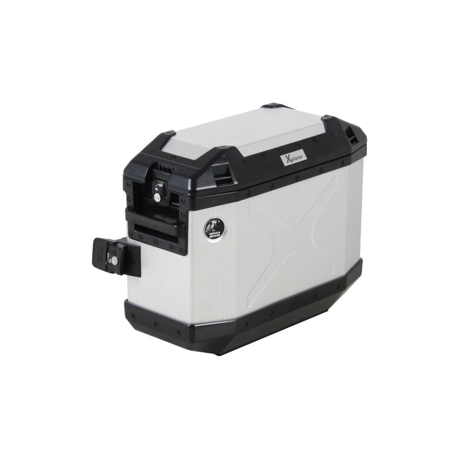 ヘプコ&ベッカー サイドケース エクスプローラー 30 右 シルバー 610209 00 00 | ヘプコ＆ベッカー