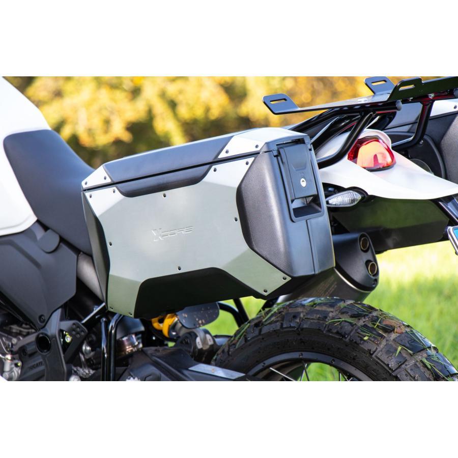 ヘプコ&ベッカー サイドケース Xコア C-Bowサイドキャリア用 左右セット ブラック/シルバー 610295 00 00 | ヘプコ＆ベッカー | 01