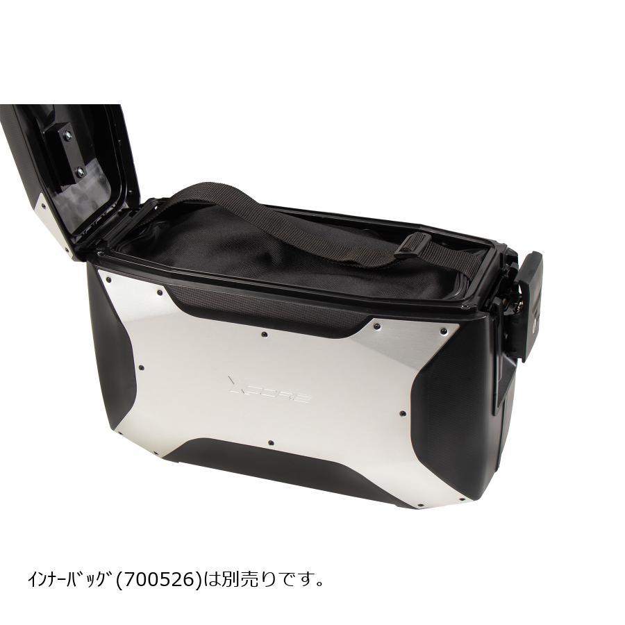 ヘプコ&ベッカー サイドケース Xコア C-Bowサイドキャリア用 左右セット ブラック/シルバー 610295 00 00 | ヘプコ＆ベッカー | 07