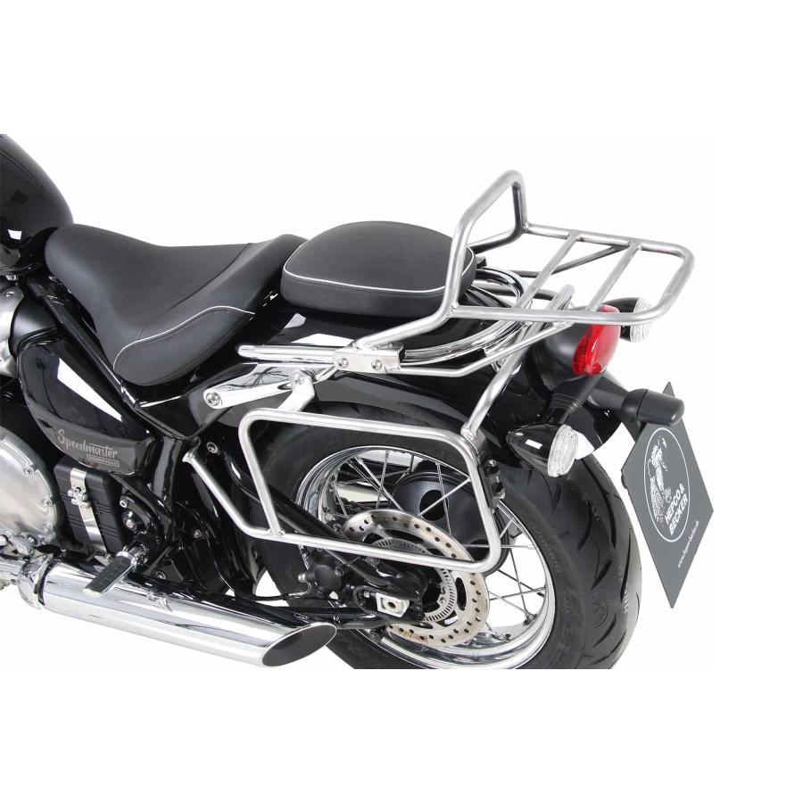 ヘプコ&ベッカー トップケースキャリア リアラック クローム ボンネビル Speedmaster 6547572 01 02 | ヘプコ＆ベッカー | 01