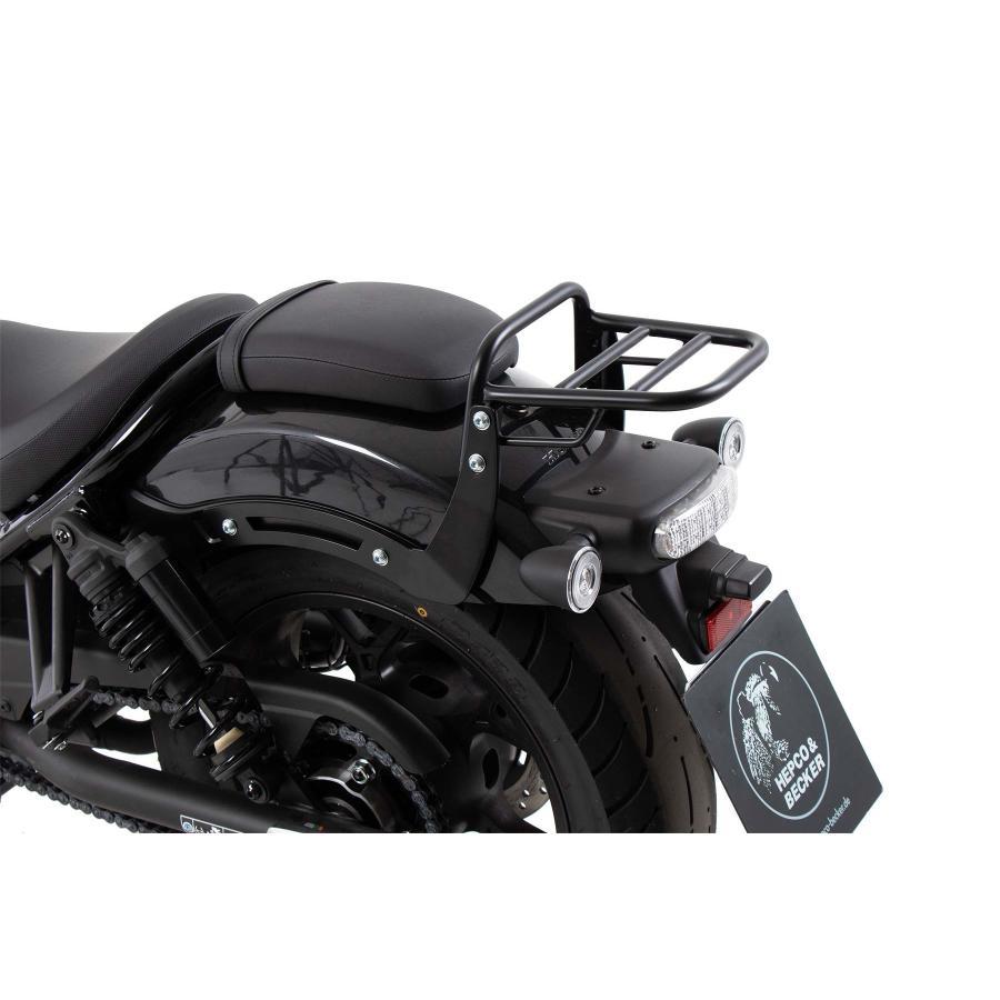 ヘプコ&ベッカー リアキャリア(トップケース不可) ブラック Rebel1100/DCT 21-23 6589525 01 01 | ヘプコ＆ベッカー