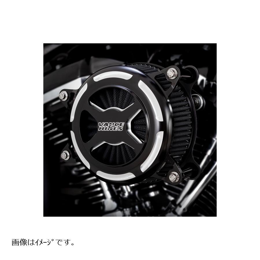 VANCE & HINES（バンス＆ハインズ） VO2 エアインテイク X エックス 白黒コントラスト TWIN CAM(ケーブル2本引き）99-17(FXDLS除く） 1010-2922 | VANCE＆HINES