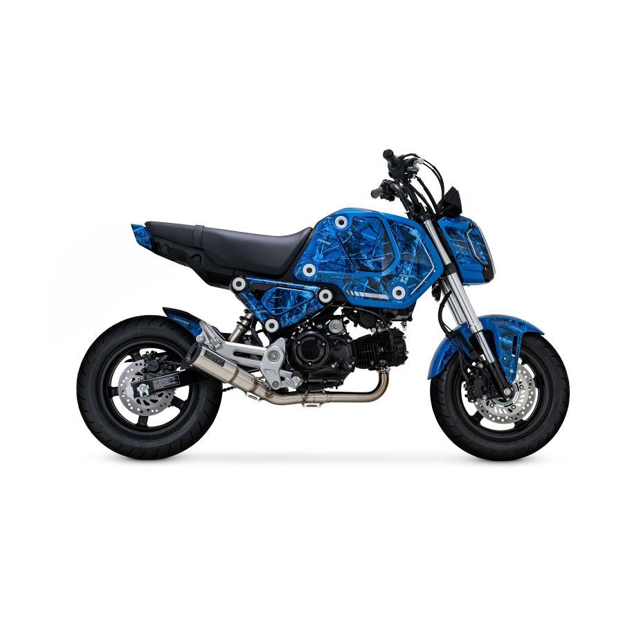 VANCE & HINES（バンス＆ハインズ) フルエキゾーストマフラー Hi-Output Hooligan PCX ハイアウトプット フーリガン ステンレス マフラー MSX125/GROM 14339 |  | 01