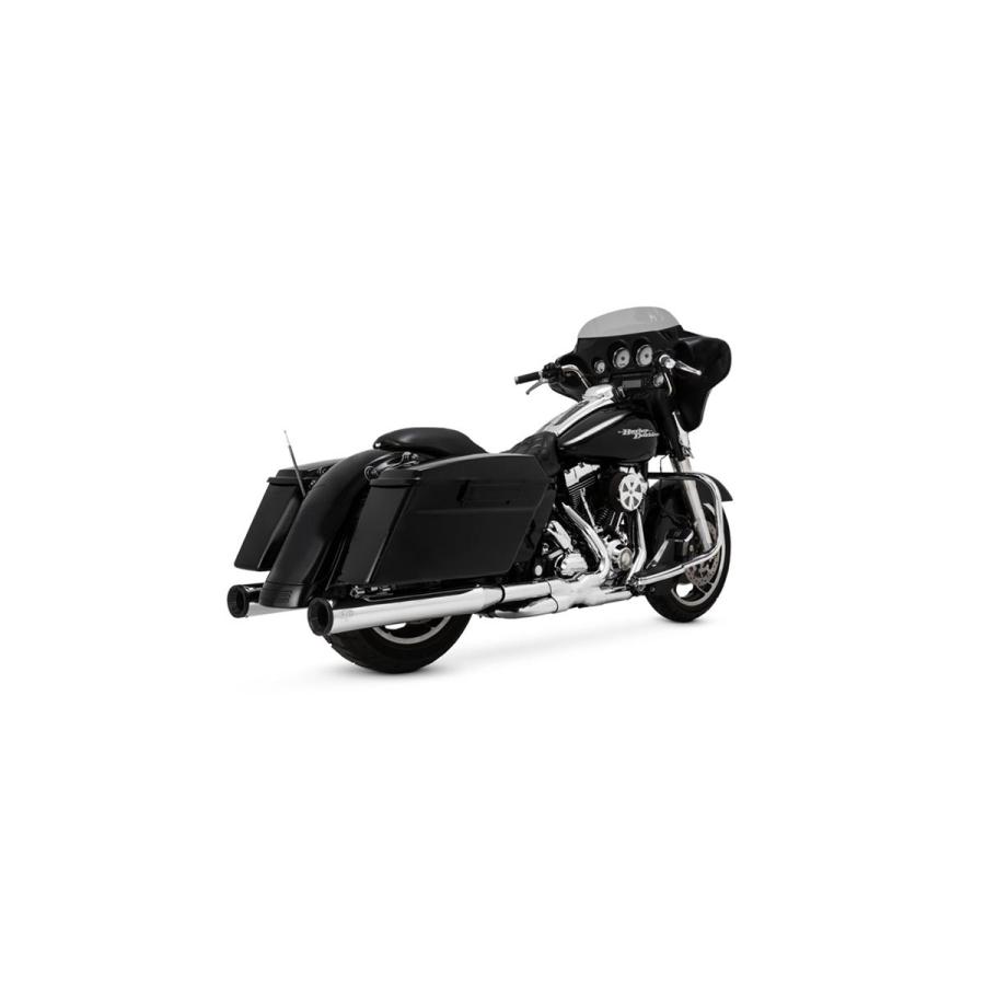 VANCE & HINES（バンス＆ハインズ） Eliminator400 エリミネーター スリップオン クローム/ブラック マフラー TOURING 95-16 1801-0899 | VANCE＆HINES