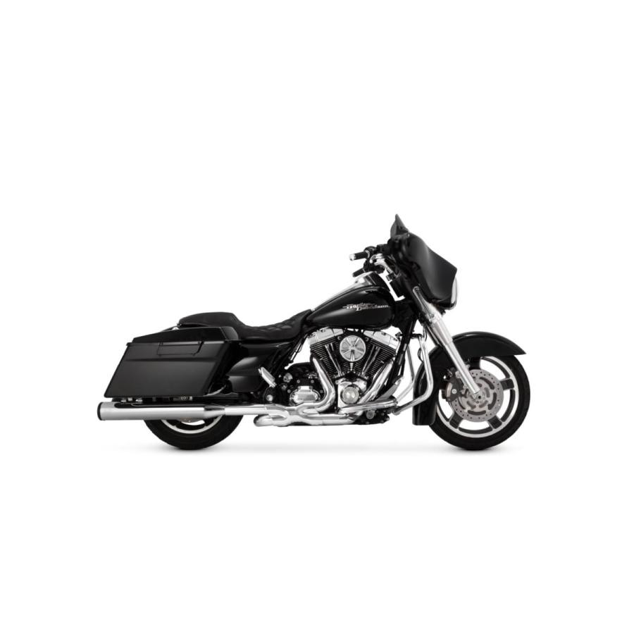 VANCE & HINES（バンス＆ハインズ） Eliminator400 エリミネーター スリップオン クローム/ブラック マフラー TOURING 95-16 1801-0899 | VANCE＆HINES | 01