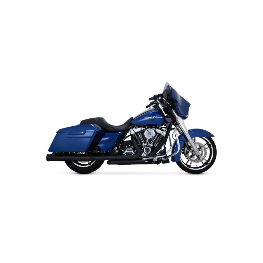 VANCE & HINES（バンス＆ハインズ） Eliminator400 エリミネーター スリップオン ブラック マフラー TOURING(M8) 1801-1067 | VANCE＆HINES | 01