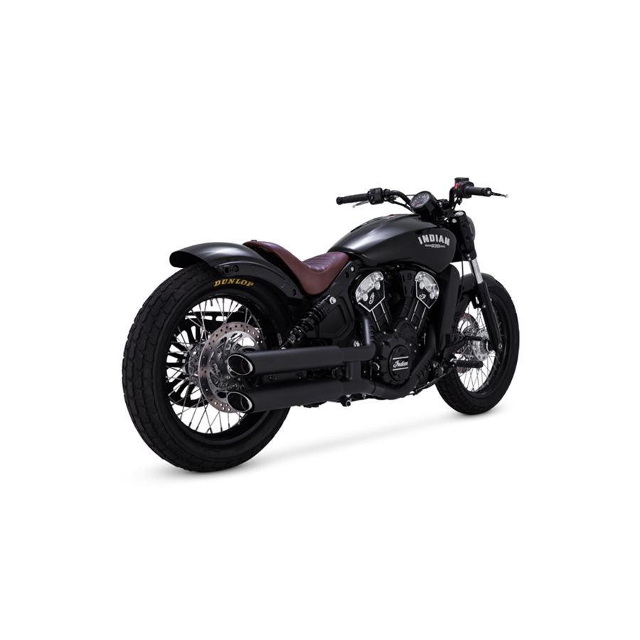 VANCE & HINES（バンス＆ハインズ) TwinSlash PCX 3in Slip-on ツインスラッシュ 3インチ スリップオンマフラー ブラック マフラー INDIAN SCOUT/BOBBER | VANCE＆HINES