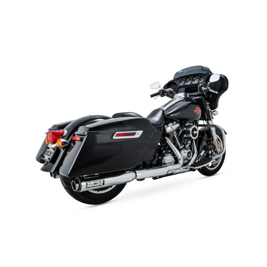 VANCE & HINES（バンス＆ハインズ） Supersport スリップオン クローム マフラー TOURING(M8) 17-24 1801-1830 | VANCE＆HINES