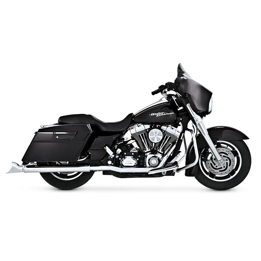 VANCE & HINES（バンス＆ハインズ） DresserDuals ドレッサーデュアルズ ヘッドパイプ クローム マフラー TOURING 95-08 1802-0204 | VANCE＆HINES | 01