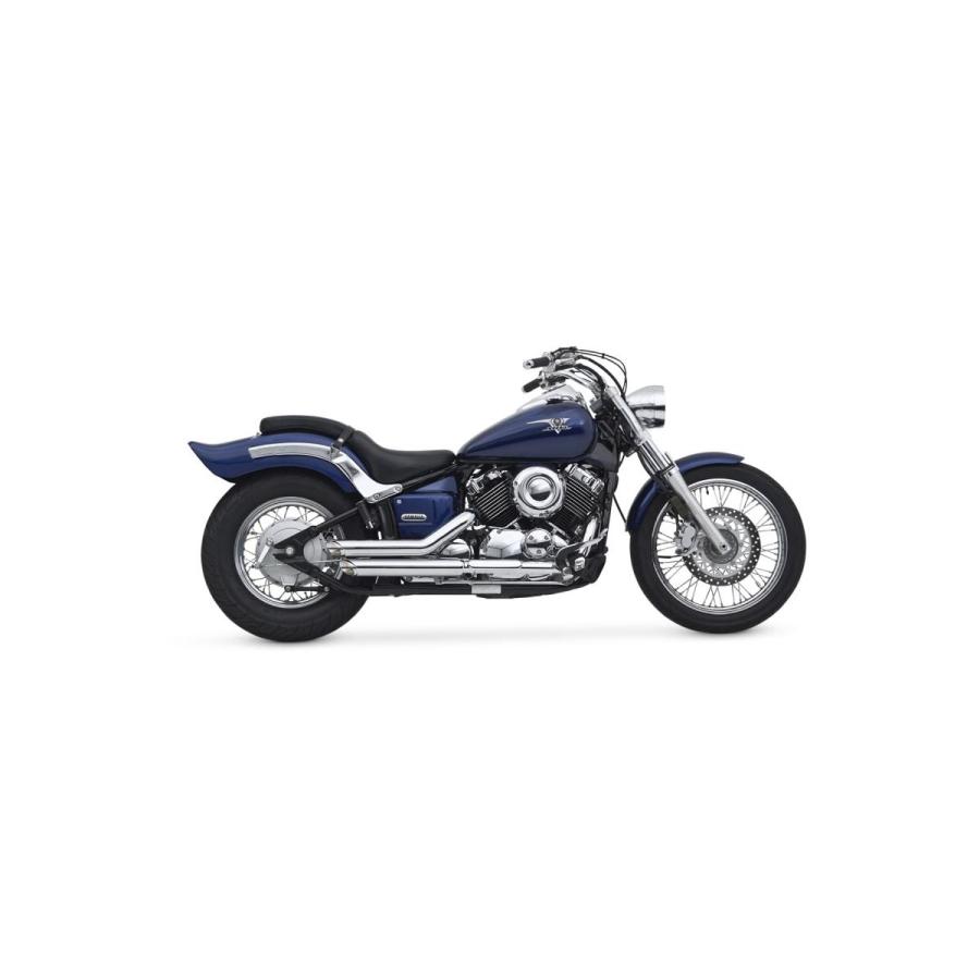 VANCE & HINES（バンス＆ハインズ） ShortShots Staggered ショートショットスタッガード クローム マフラー V STAR 650 (49-STATE) 04-05 1810-0559 | VANCE＆HINES | 01